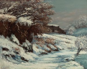 Effet de neige - Gustave Courbet